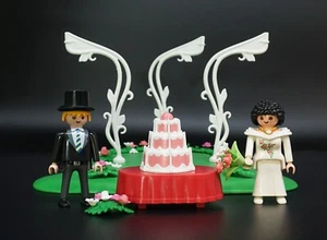 Playmobil Hochzeit Landschaft Blumen Hochzeitstorte Anzug Zylinder Nr. G35 - Bild 1 von 1