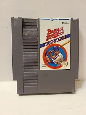 Bases Loaded II 2: Second Season (Nintendo NES, 1990) Genuine OEM Authentic - Image 1 of 4