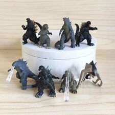Lot de 8 figurines Godzilla d'environ 2 pouces de haut vendeur américain ! Livraison gratuite ! bel ensemble