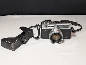 YASHICA ELECTRO 35 GS Silver Rangefinder Camera 45mm F1.7 Lens JAPAN [Near Mint] - Picture 1 of 11