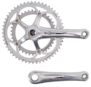 Campagnolo Veloce MPS 2x 10s Alloy Road Bike Crankset 175mm 53/39T Power Torque - Picture 1 of 5