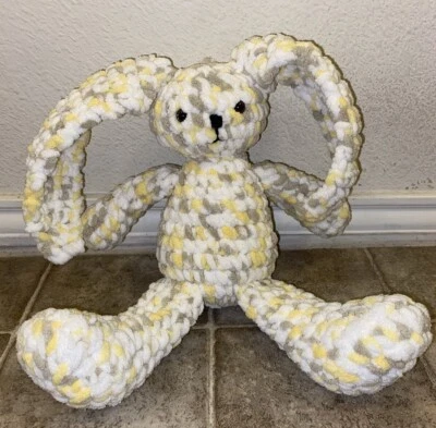 钩针 兔子 手工制作 amigurumi 兔子 软毛 耳朵 lop 小屋 核心 — 第 1/4 张图片