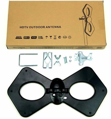 HD TV-антенна для помещений и улицы поддержка 1080P 4K — диапазон 80 миль UHF/VHF - Изображение 1 из 4