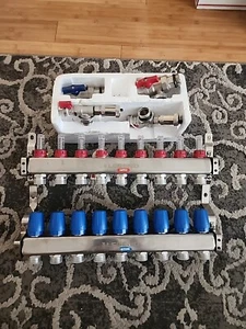 Adaptador automático de purga de llenado de ventilación de aire M-8330P Manifold Pro calor radiante - Imagen 1 de 8