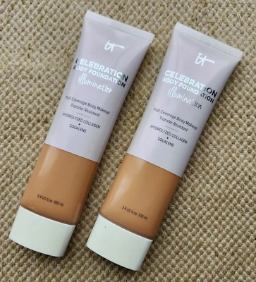 2 IT Cosmetics Celebration Body Foundation illumination in Medium 3.4 fl oz each - Image 1 of 4