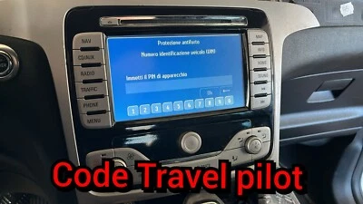 FORD RADIO CODE SERVICE TRAVEL PILOT NX HS MCA2 MONDEO SMAX NAV STEREO BLAUPUNKT - Immagine 1 di 3