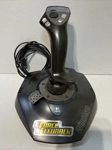 Logitech Wingman Force 3D J-UC10 PC Joystick With USB Adapter Force Feedback - Picture 1 of 11