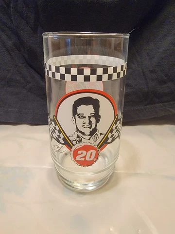 Rare Vintage Official Coca Cola Nascar #20 Tony Stewart Drinking Glass Tumbler Cover