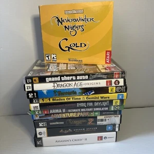 PC Games Bundle DVD/ CD ROM Assorted Titles As Shown UNTESTED Read Description - Picture 1 of 24