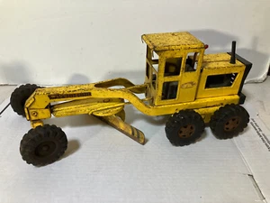 Tonka Road Grader 1960's  Pressed Steel Yellow Vintage - Picture 1 of 9