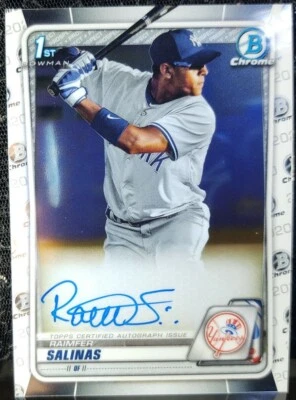 Raimfer Salinas ⚾ 2020 Bowman Chrome 1ST RC ROOKIE AUTO #CPARS - Image 1 of 3