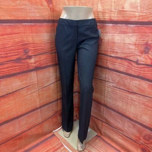 NWT TAHARI GRAY PIN STRIPED PANTS SIZE 6 TCC - Picture 1 of 8