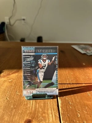 2023 Panini Prestige - Time Stamped #TS-10 D.J. Moore Panthers - Image 1 of 2