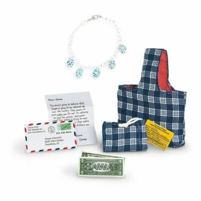 New American Girl Nanea Meet Accessories~Shell Necklace~Handbag~Retired 1st Ed - Image 1 of 2