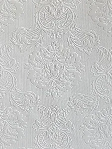 Plouf Paintable Damask Wallpaper by Brewster 32808 - Picture 1 of 4