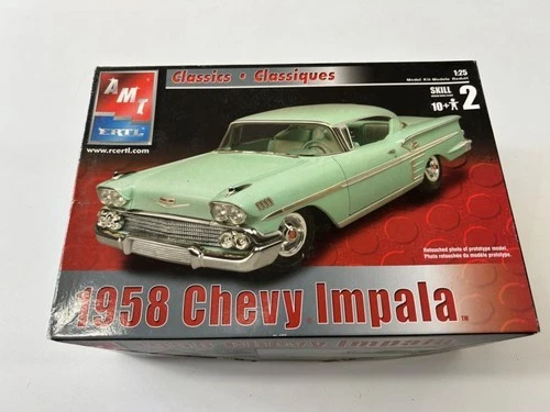 M21A AMT ERTL   1958 CHEVY IMPALA  #31760  Model 1:25 New In Box Sealed - Image 1 of 1