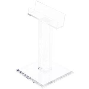 Plymor Clear Acrylic 1 Frame Display Riser for Eyeglasses, 4" H x 3" W x 3" D - Picture 1 of 2