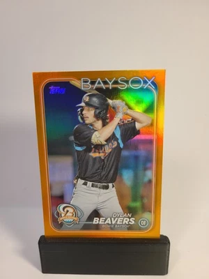 2024 Topps Pro Debut Dylan Beavers Orange Foil #/25 PD-156 - Image 1 of 4