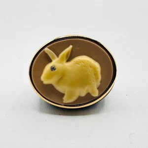 Marc by Marc Jacobs Ring Hase Kaninchen Kamee - Bild 1 von 5