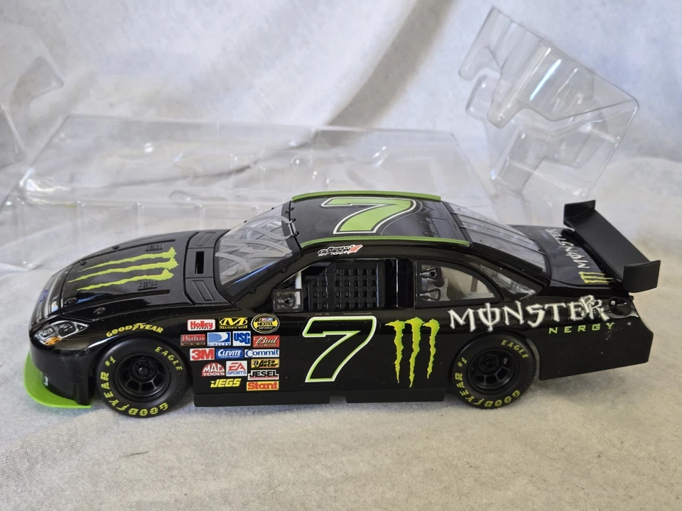 1:24 NASCAR Diecast #7 Robby Gordon Monster Energy, Car of Tomorrow Contender. - Image 1 of 4