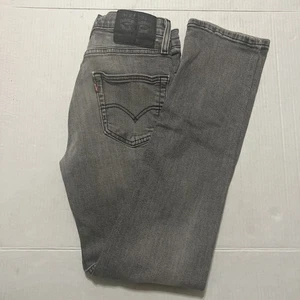Pantalones de mezclilla para hombre Levi's 511 ajustados elásticos grises talla medida: etiqueta 29x32 - Imagen 1 de 9