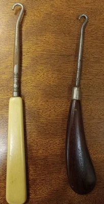 维多利亚风格古董纽扣钩 - 2 件套 — 第 1/4 张图片