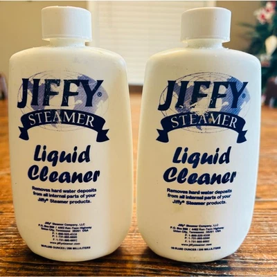(2) Limpiador líquido Jiffy Steamer - 10 oz líquido cada uno Foto 1 de 2
