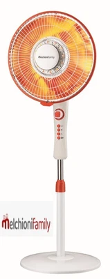 STUFA ventilatore caldo TERMOVENTILATORE A PIANTANA resistenze al carbonio MKC - Immagine 1 di 4