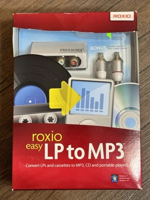 Roxio Easy LP to MP3 Convert LPS & Cassettes to MP3 New In Box - Image 1 of 4