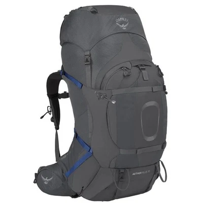 Osprey Aether 70 Plus Pack Backpack Size Large Hiking Backpacking Blue EUC! - Image 1 of 4