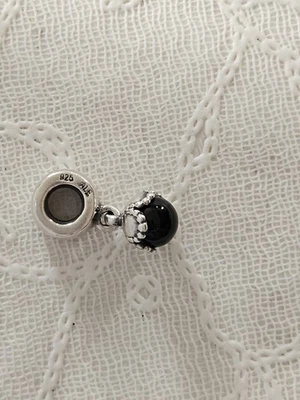 Original Pandora Anhänger Dangle Onyx 790379O f. Armband, Kette - Bild 1 von 2