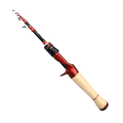 PURELURE Telescopic 1.53m/1.75m Travel Portable Lightweight Lure Fishing Rod - Image 1 of 4