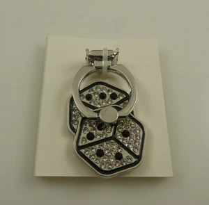 Crystal Dice cell ring for iphone stand for phone stick on - Picture 1 of 5
