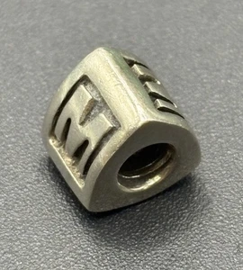 Pandora Sterling Silver Letter “M” Charm ALE 925 W29 - Picture 1 of 7