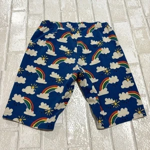 Pantalones Cortos Hanna Andersson Azul Estampado Arco Iris Niños Elásticos 150 Talla 12 - Imagen 1 de 4