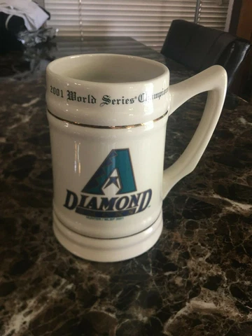 2001 MLB World Series Baseball Champions Arizona Diamondbacks Stein Mug Cover
