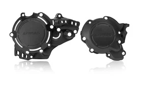 KTM EXC 250 300 TPI 2018-2019 ACERBIS X-POWER IGNITION & CLUTCH COVERS BLACK - Picture 1 of 1