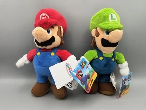 Nintendo Plush Toys Super Mario & Luigi Lot Brand New Stuffed Jakks Pacific  - Picture 1 of 4