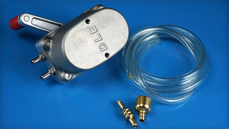 DLE Hand Fuel Pump Flow Metal Gear 18ml/roll Oil Pump f RC Airplane Gas Methanol - Image 1 of 4