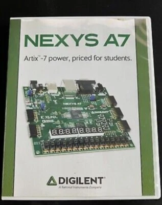 Digilent Nexys A7-100T - FPGA Trainer Board Recommended for ECE Curriculum New