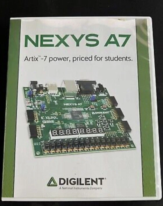 Digilent Nexys A7-100T - FPGA Trainer Board Recommended for ECE Curriculum New - Image 1 of 4