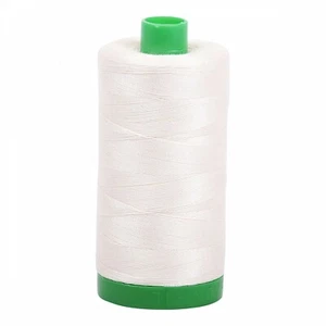 Aurifil Mako 40 wt Cotton Thread - 1094 yds - Chalk - Picture 1 of 1