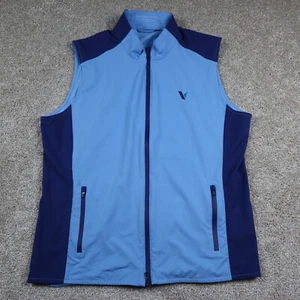 Chaleco Holderness Bourne Para Hombre Grande Azul Golf Performance The Hayes Ligero - Imagen 1 de 10