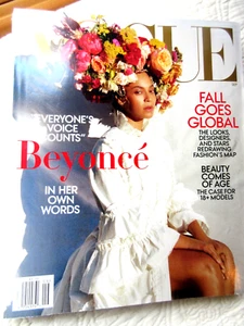 VOGUE MAGAZINE SEPT 2018 BEYONCE COVER IN HER OWN WORDS 646 PAGES LUXURY FASHION - Picture 1 of 8
