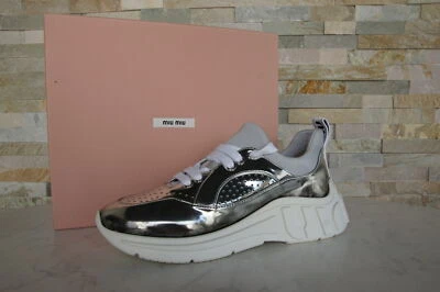 MIU MIU Sneakers Vintage Argento - Immagine 1 di 4