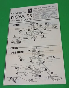 Vint. AMT #365-6  Nova SS Pro Stocker 1:25 Instructions   - Picture 1 of 3