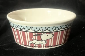 New Peanuts Snoopy Ceramic Pet Bowl Gibson Dog /Cat / Pet Food /Water bowl dish - Imagen 1 de 8