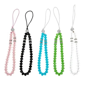 5 Pcs Handytasche Kette Handyband Am Handgelenk Perlenarmband Für Das - Zdjęcie 1 z 12