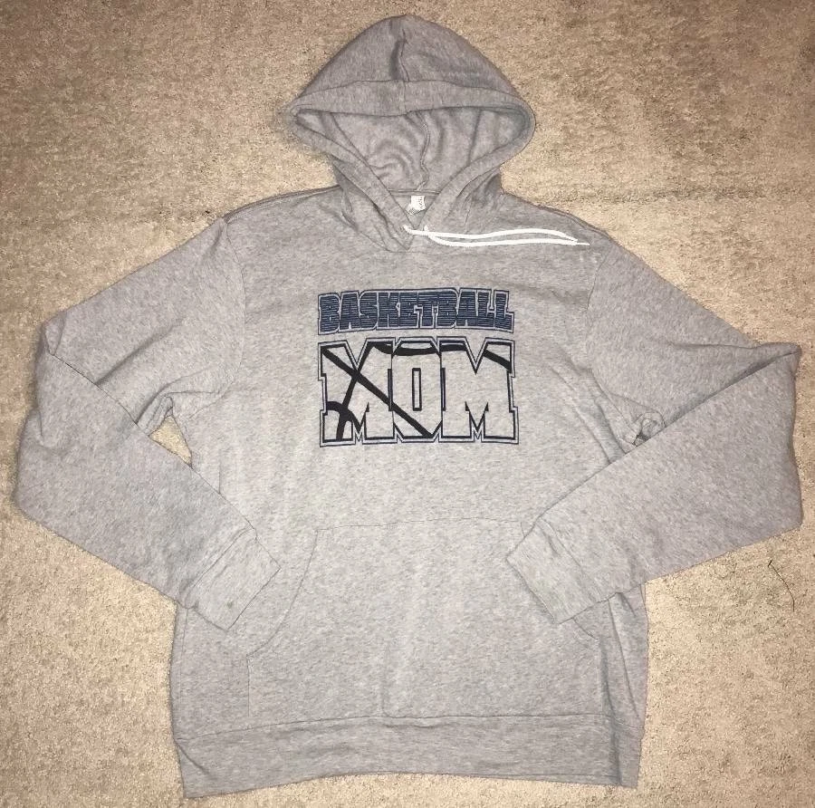 NUEVA Sudadera con Capucha de Lona Baloncesto Mamá Jugador Favorito XL X-Large Foto 1 de 1