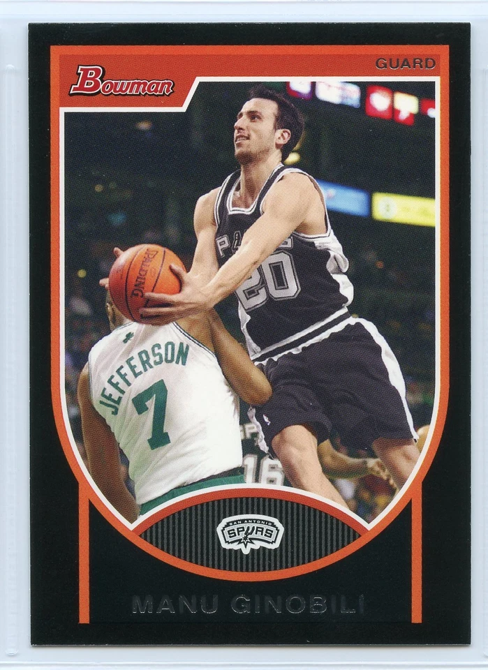 2007-08 Bowman Basketball - #51 - Manu Ginobili - San Antonio Spurs - Image 1 of 1